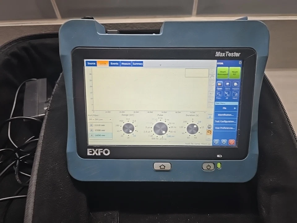 EXFO MAX-730C-SM8-EA MaxTester OTDR 1310/1550/1650 Live - Image 3 of 4