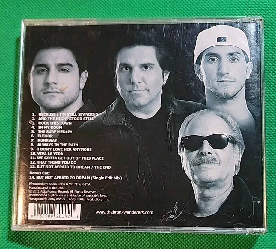 The Bronx Wanderers Not Afraid to Dream (CD, 2011, AbbyNormal Rec) [14 Tracks] - Image 3 of 3