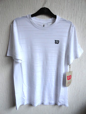 MEN'S SEAMLESS CREW T/SHIRT WILSON - TENNIS - SIZE S 36" CHEST NEW - CHARITY LOT