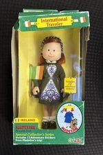 Rare Vintage Madeline International Traveler IRELAND IRISH 8 Inch doll With Box