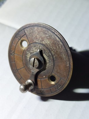 Original Horn Grammophon Drehzahlregelung wie vorgefunden funktionstüchtig Drehzahl 50 bis 100