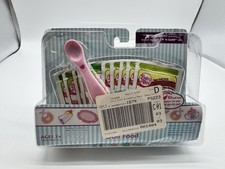 Baby Alive Doll Food Vintage Hasbro 2006 10 Packets and Spoon New In Package NOS