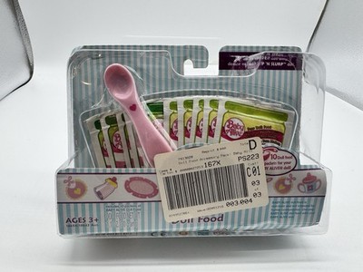 Baby Alive Doll Food Vintage Hasbro 2006 10 Packets and Spoon New In Package NOS