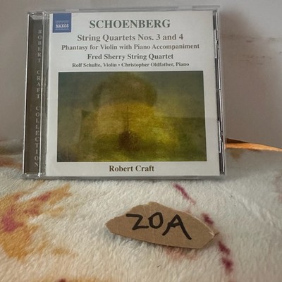 Schoenberg String Quartets 3 & 4 CD 2010 Classical NAXOS Robert Craft