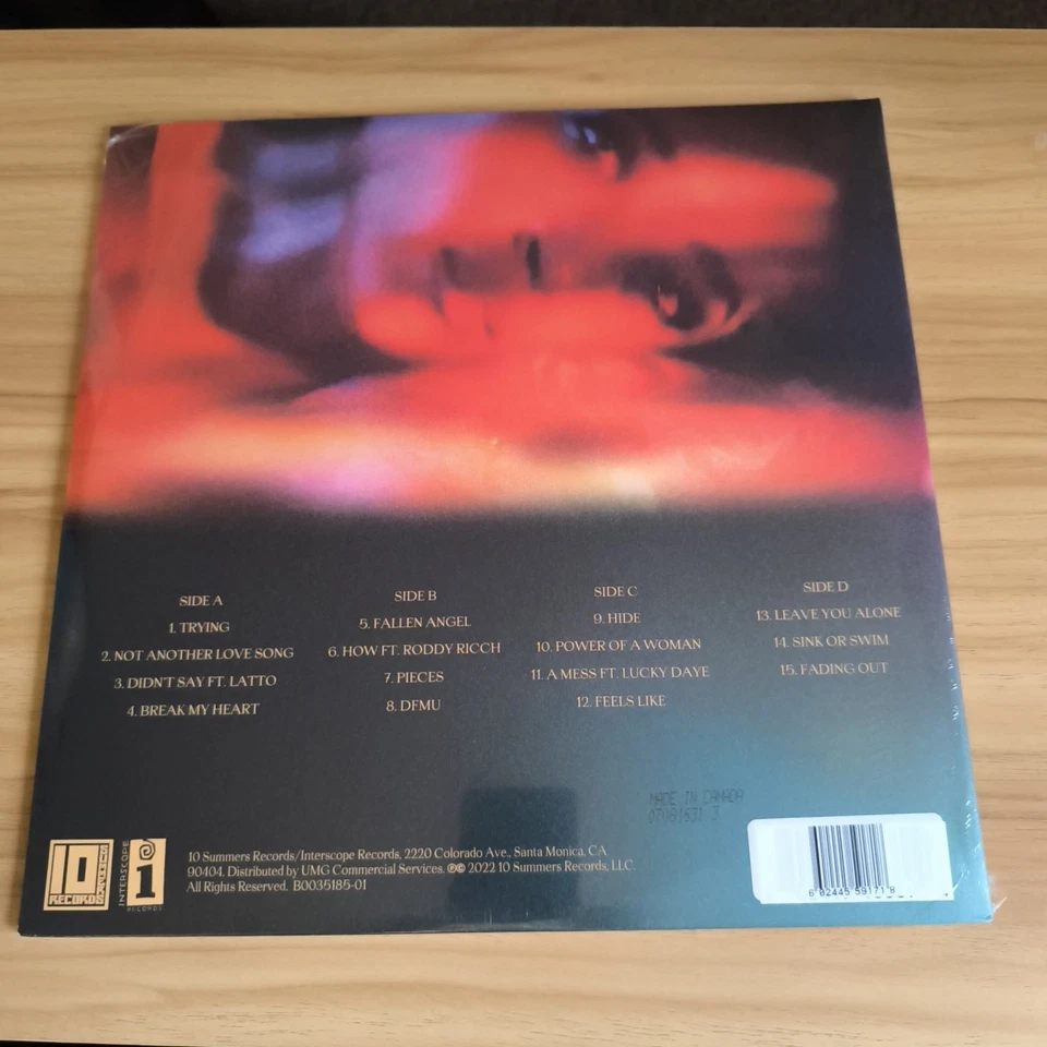 2022 Ella Mai / Heart On My Sleeve Vinyl 2x Record LP R&B. New Sealed - Image 2 of 2