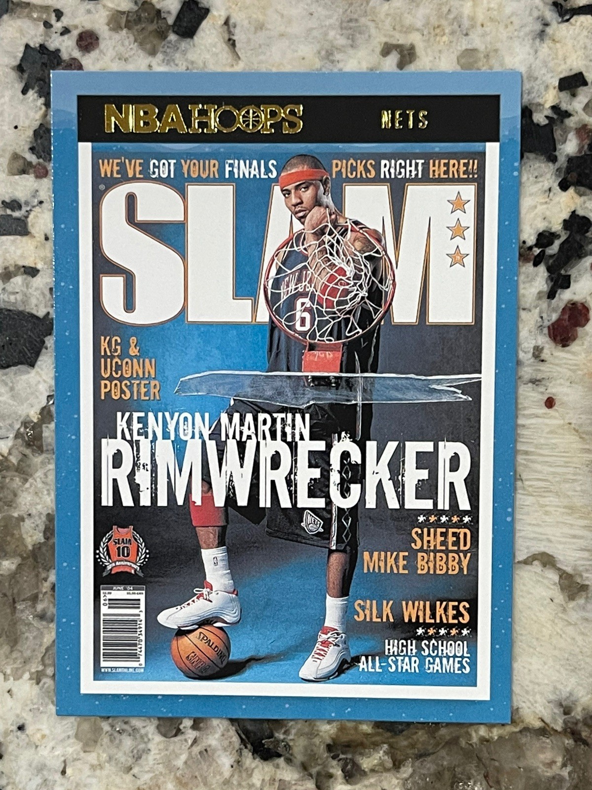 2021-22 Hoops Kenyon Martin SLAM #79 New Jersey Nets