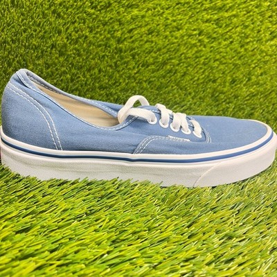 Vans Authentic Womens Size 9 Mens 7.5 Blue White Athletic Skate Shoes Sneakers