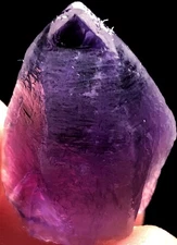 25ct Super Seven Skeletal Amethyst Lemurian Quartz Lemuria crystal&pyramid t301