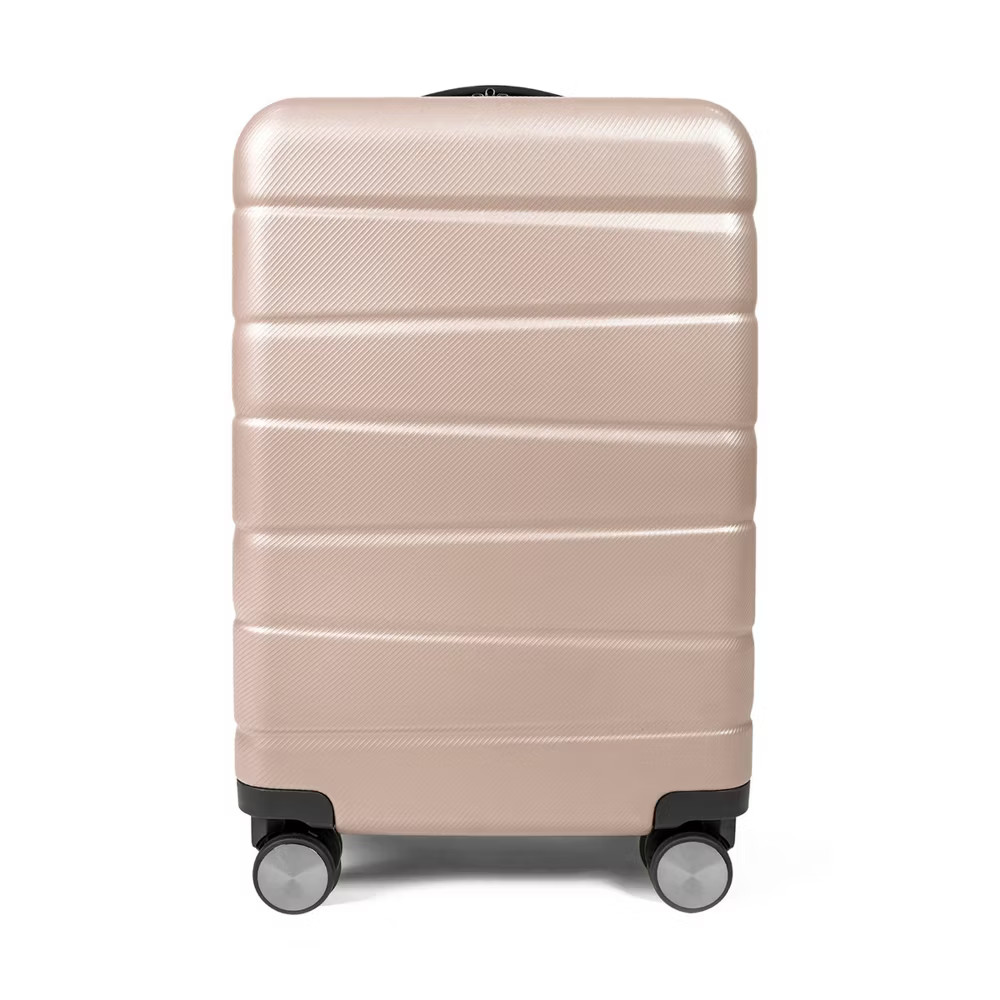 Skyline Hardside Carry On Spinner Suitcase - Oxford Tan: Skyline Luggage 8-Wheel