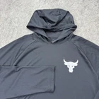 Under Armour Project Rock UA Tech 2.0 Hoodie Men L Black Lightweight Pullover