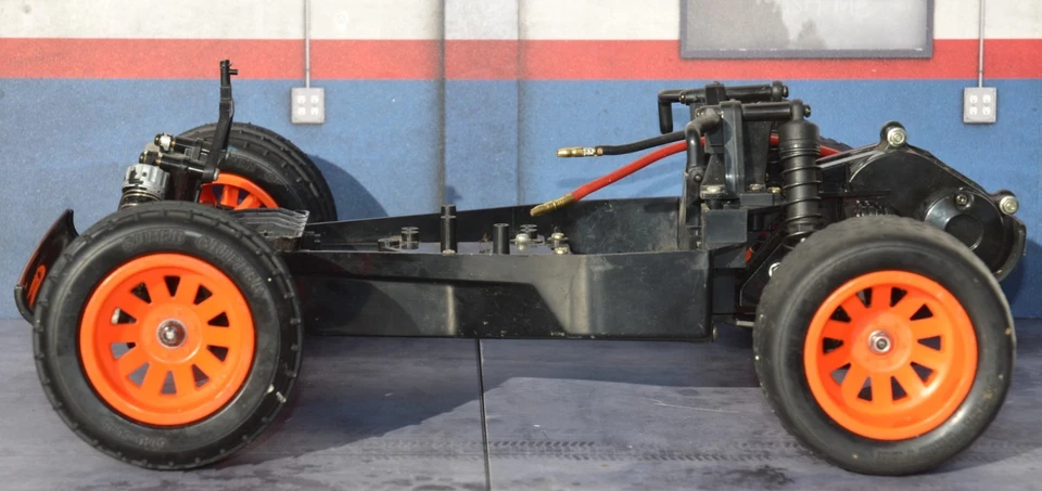 TAMIYA BLITZER BEETLE 2WD CHASSIS RC TRUGGY RACING BUGGY CAR VINTAGE - Bild 2 von 4