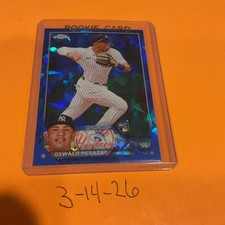 2023 Topps Chrome Sapphire - Oswald Peraza RC - New York Yankees #94 Rookie