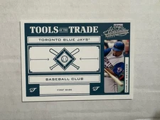 CARLOS DELGADO 2004 Playoff Absolute Memorabilia #TT-28 Tools Trade Green /150