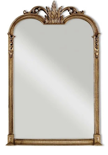 Uttermost 14018P 27-1/2" W x 42-1/2" H Arched Framed Bathroom - Silver - Picture 1 of 3