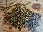 Bead Ball Chain for jewelry making, assorted lengths and pieces of chain parts — photo 2