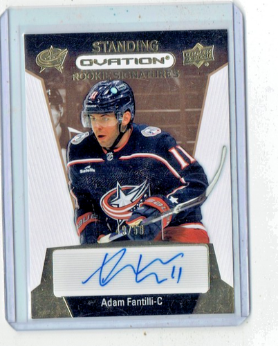 Adam Fantilli 2023-24 Upper Deck Ovations Rookie Auto/Autograph Card /50