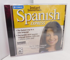 Instant Immersion Spanish Express 2009 PC CD-ROM NEW Sealed Learn Language