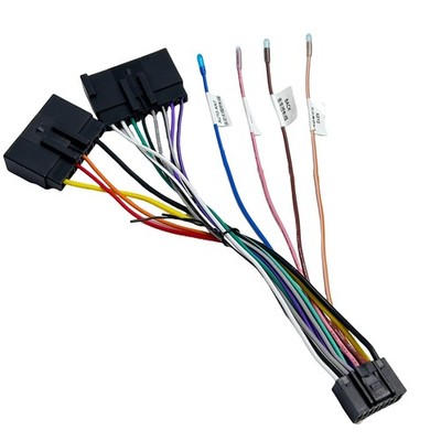 16Pin ISO Aftermarket Radio Harness Adapter for Ford Mercury Mazda with SWC