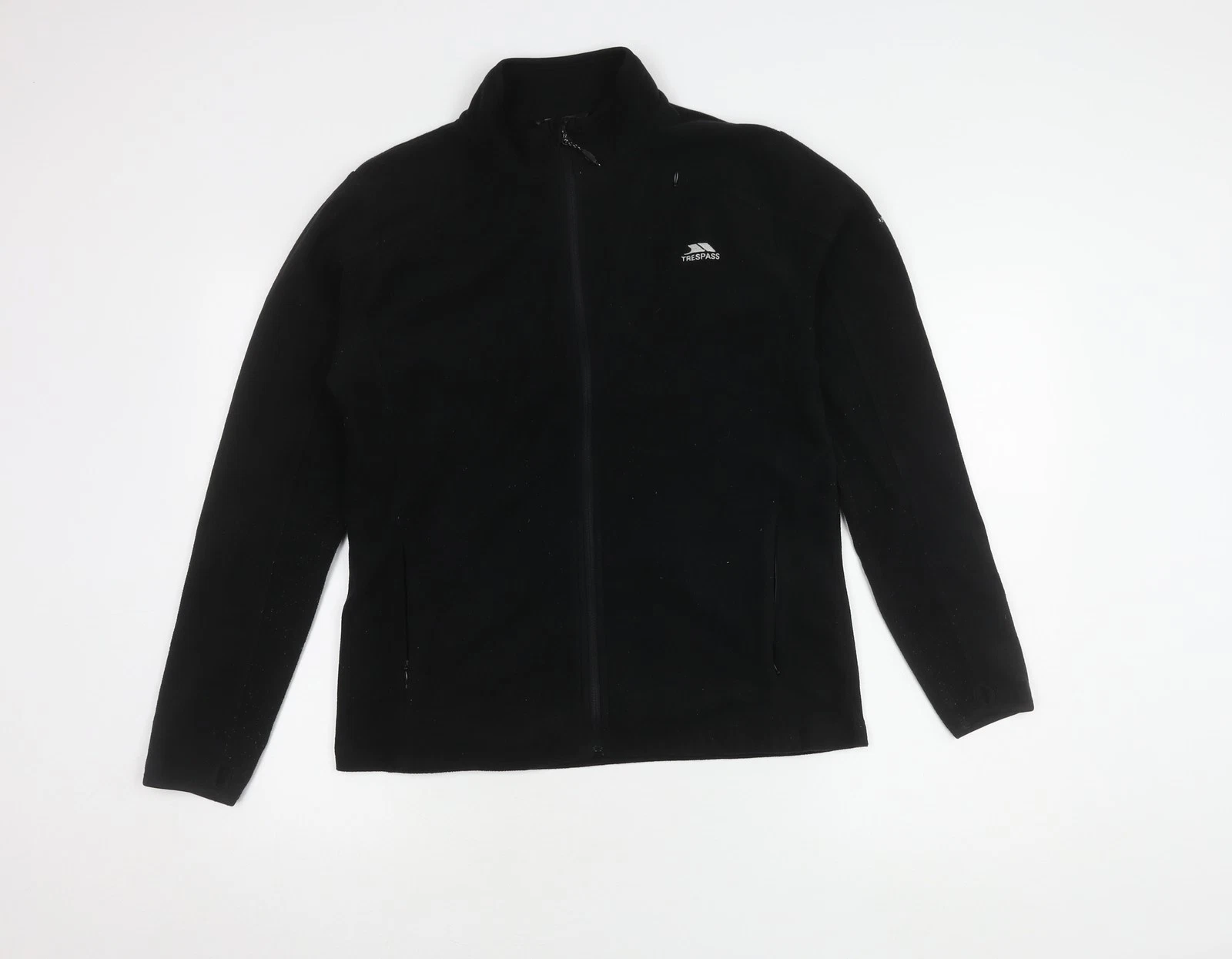 Trespass Black Fleece Jacket Unisex L