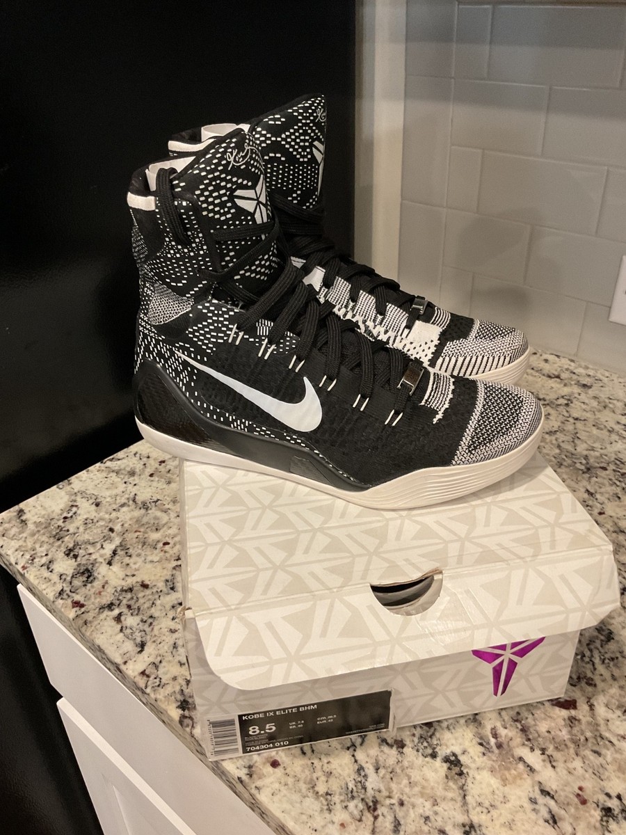 シューズ(男性用) nike Kobe IX Elite 🐍🐍 Nike Kobe 9 IX Elite High Black History Month SIZE 8.5