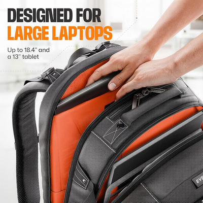 backpacks for massive laptops Big Student Master Your Daily Mission Travel Laptop Backpack,Extra Large 18.4