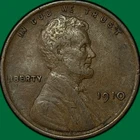 1910 Lincoln Wheat Cent Extremely Fine XF Coin #34045
