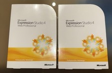 Microsoft Expression Studio 4 Web Professional 2xOVP Und Verschweißt