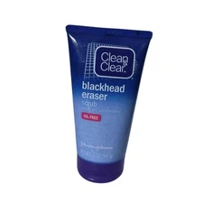 Clean & Clear Blackhead Eraser Oil-Free Face Scrub 5 oz Salicylic Acid Exp 09/26