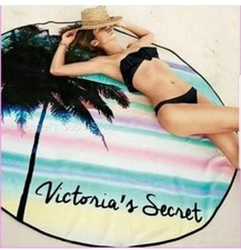 Discontinued Victoria’s Secret Beach Towel Pool Round Palm Trees Large 58" x 67"
