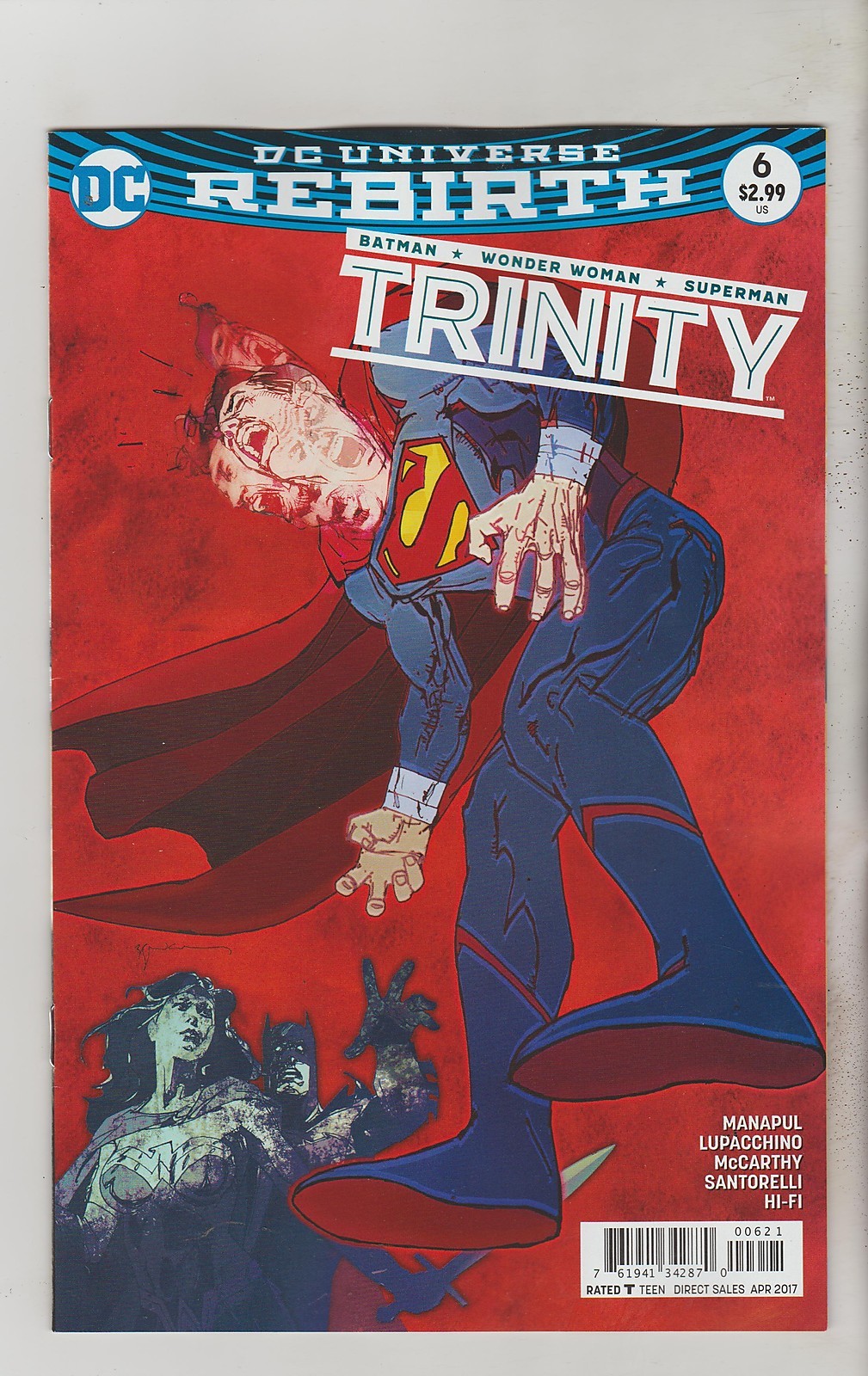 DC COMICS TRINITY #6 APRIL 2017 REBIRTH VARIANT 1ST PRINT NM