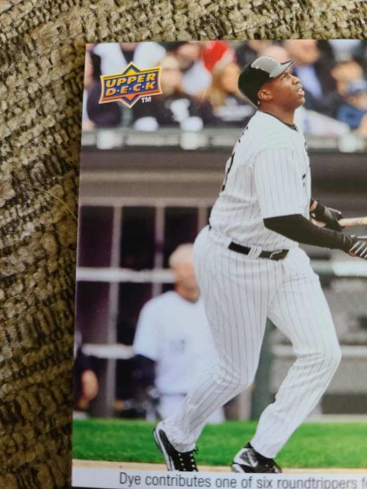 Jermaine Dye 2010 Upper Deck Biography SB-98 Chicago White Sox  - Image 2 of 4