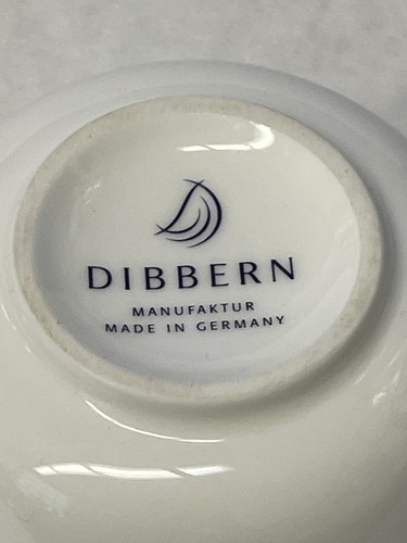Dibbern Fine Bone China hoch platinweiß Tauchschale Nussschale Deutschland Platin - Bild 5 von 10