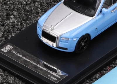 DCM 1:64 Scale Rolls-Royce Ghost Extended Blue Car Model | eBay