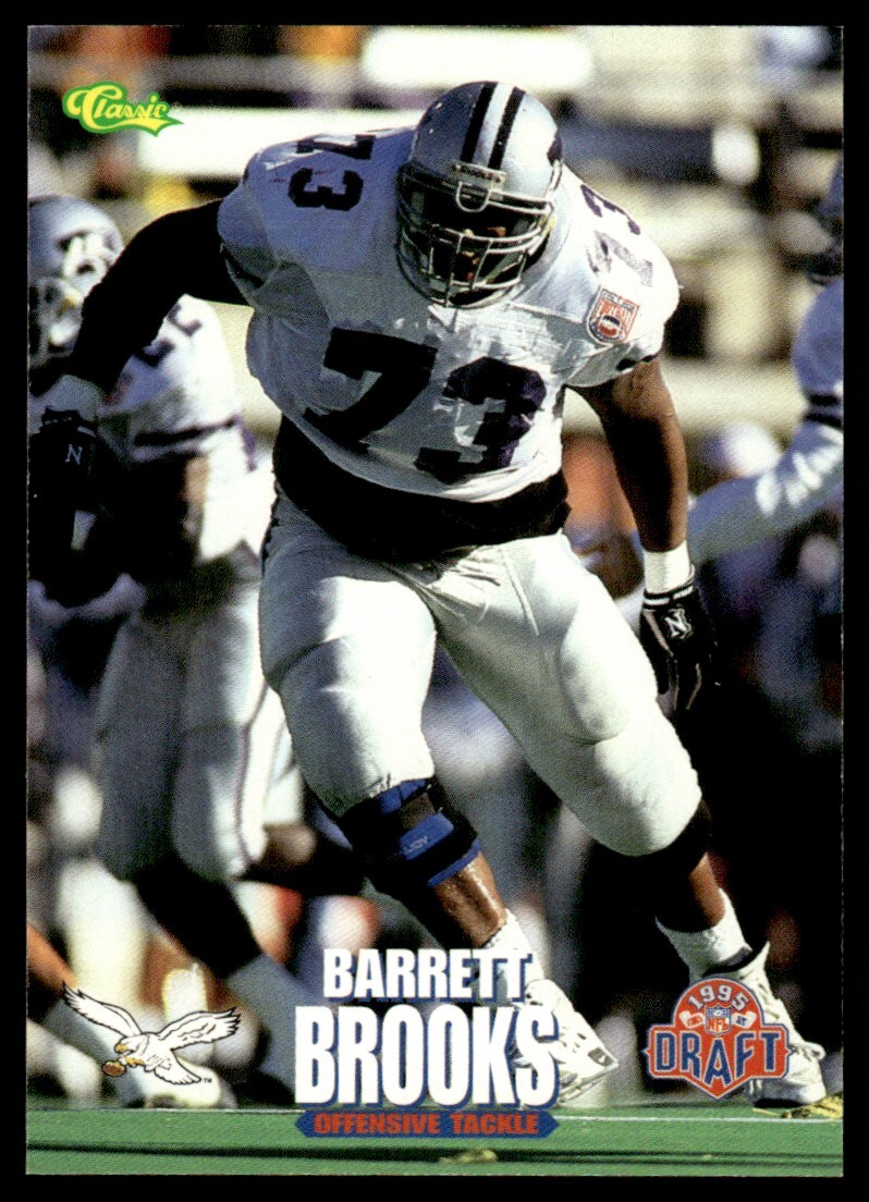 1995 Classic NFL Rookies #89 Barrett Brooks Rookie Philadelphia