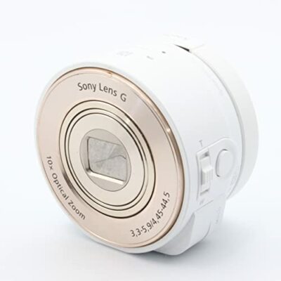 Sony Cyber-shot digital camera lens style camera QX10 White DSC