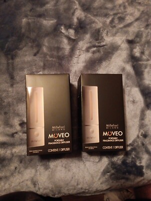 2 Millefiori Moveo Portable Fragrance Diffuser, Compact USB Diffuser