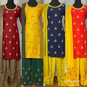 embroidery plazo design