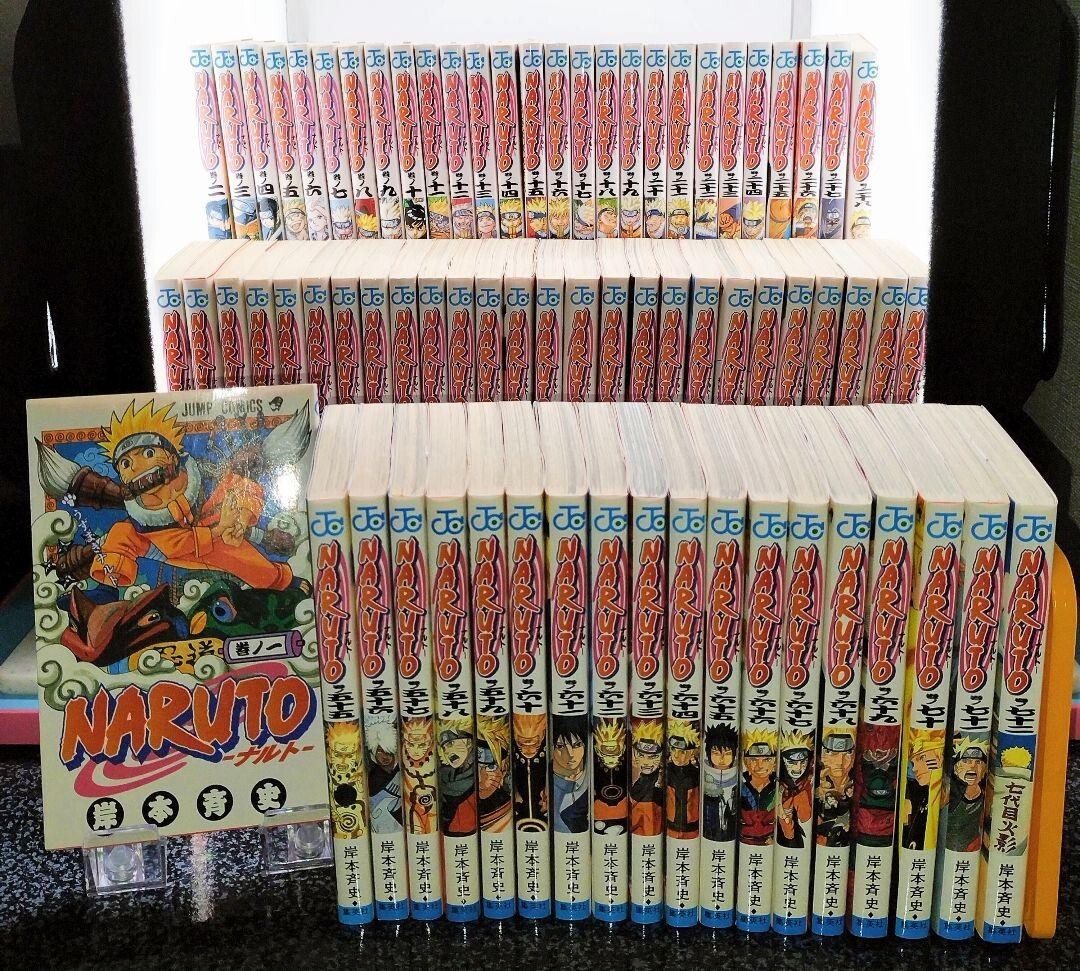 Naruto Complete Set Manga Comics Masashi Kishimoto Weekly Shonen