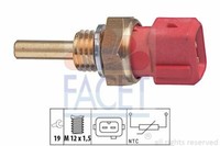Facet KüHlmitteltemperatursensor FüR Nissan Terrano I Ii,Urvan,Vanette