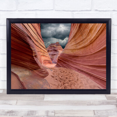 Riders On The Storm Coyotes Buttes Nordwelle roter Sandstein Wandkunstdruck