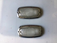 MASERATI 3500 GT TOURING COPPIA  LENTI FANALI + CORNICE ANTERIORI LIGHTS CARELLO