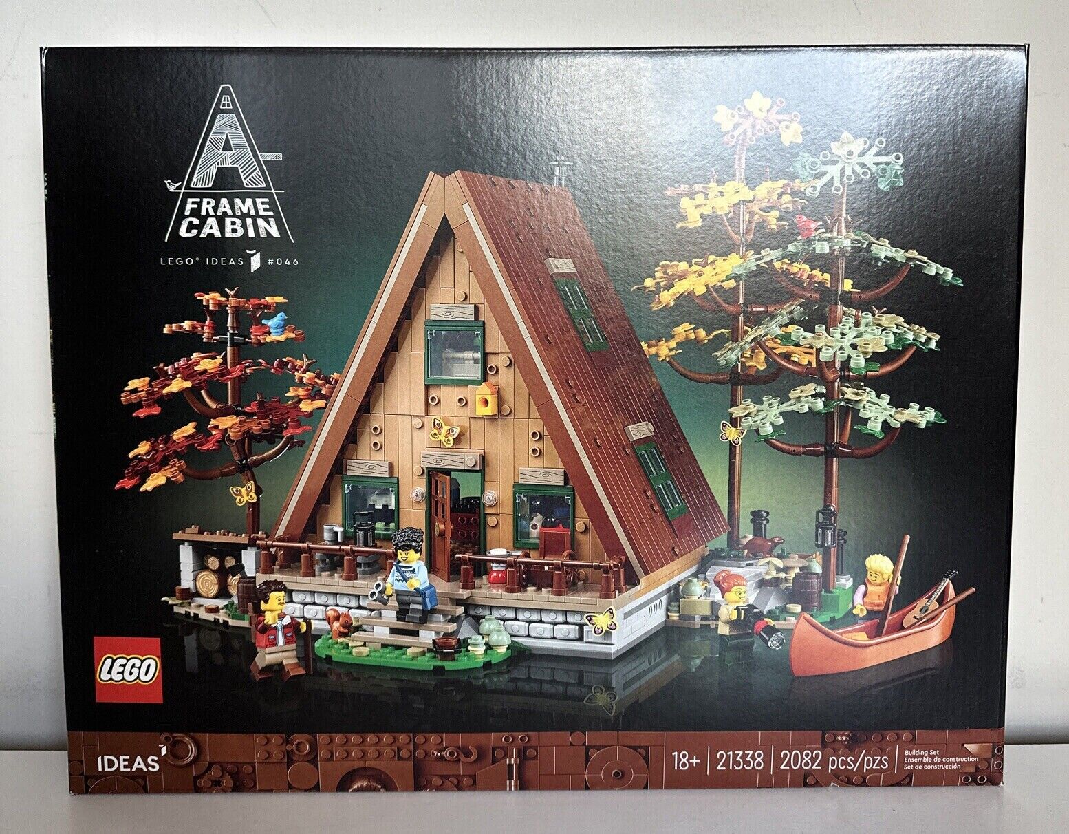 LEGO IDEAS A-Frame Cabin 21338 Building Kit