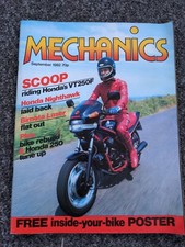 Mechanics magazine Sept 1982, ZT250F, Honda Nighthawk, Bimeta Laser, Honda 250