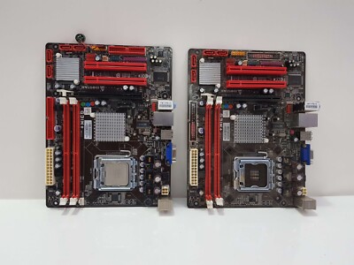 BIOSTAR G31M+ MOTHERBOARD WITHOUT FAN VER: 6.2 / LOT OF 2