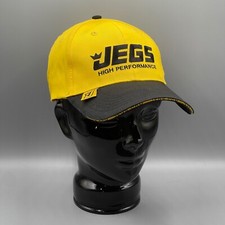 Jegs Mens Baseball Cap High Performance Auto Parts Racing Dad Hat Yellow