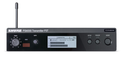 Shure P3T Single-Ch Wireless Transmitter for PSM 300 In-Ear Monitor System G20