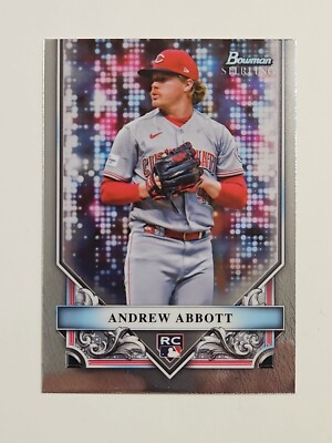 2024 Bowman Sterling Baseball #BSR-25 Andrew Abbott Rookie Card Cincinnati Reds 