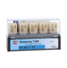 Ivoclar Vivadent 602521 IPS Empress CAD CEREC/inLab HT A2 I12 5/Pk