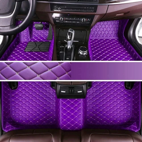 Alfombrillas coche cuero impermeables de lujo para Peugeot 5008, 508 forro automático - Imagen 8 de 44
