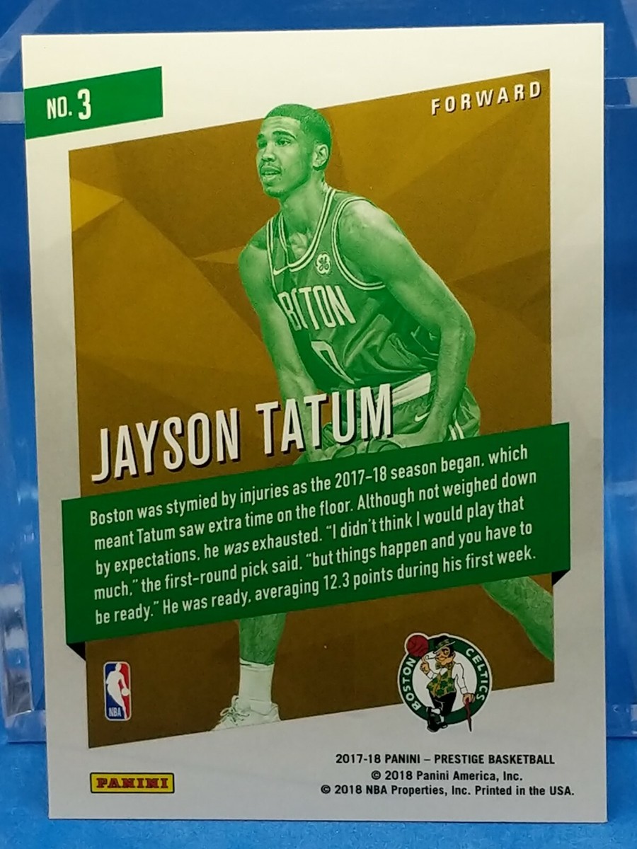 JAYSON TATUM Rookie RC 2017-18 Panini Prestige Green Micro